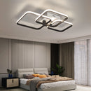 Axyaa Modern LED Ceiling Chandelier for Living Room, Bedroom, Study - Black/White