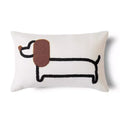 Embroidered Dog Pillowcase by Axyaa: Modern & Cute Sofa Decor