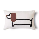 Embroidered Dog Pillowcase by Axyaa: Modern & Cute Sofa Decor
