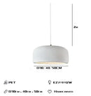 Axyaa Wabi-sabi Pendant Lamp: Japanese Hanging Chandelier for Bedroom, Bar, and Dining Room