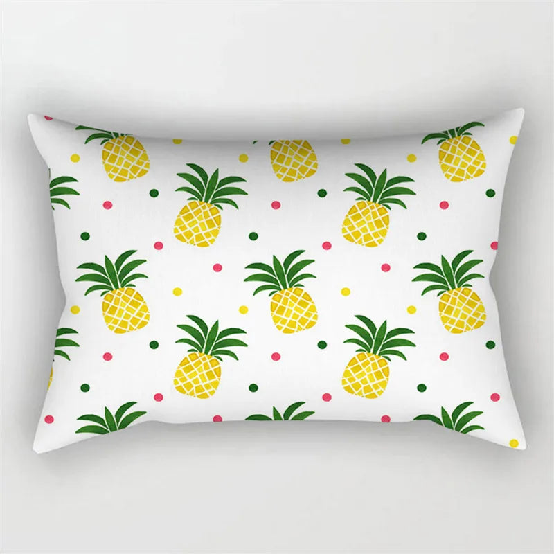 Yellow Geometric Cushion 30x50 Pillowcase for Living Room Sofa and Bed - Axyaa Home