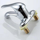 Axyaa Basin Faucet: Hot & Cold Double-hole Mixer Tap for Bathroom Sink