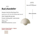 Axyaa Flower Bud Pendant Light: Nordic Design for Bedroom, Bar, or Restaurant