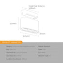 Axyaa 12W COB Chip Adjustable Angle LED Ceiling Spotlight Fixture