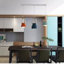 Axyaa Colorful Pendant Lights - Modern Metal Single Head Suspension Luminaire