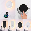 Axyaa LED Touch Dimming Wall Light with USB Charging Port for Bedroom and Living Room