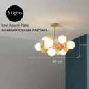 Axyaa Magic Beans Chandelier: Nordic Color Kids' Room Pendant Light