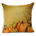 Axyaa Harvest Pumpkin Farm Throw Pillowcase for Home Decor
