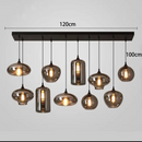 Axyaa Modern LED Pendant Chandelier for Living and Dining Rooms