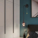 Axyaa Crystal Wall Lamp LED Modern Lighting for Living Bedroom, Stairway, Aisle, & More