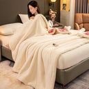 Axyaa 3D Embossed Velvet Thick Blanket Queen Size - Cozy & Warm Fleece Bedspread