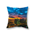 Axyaa City Building Night View Pillowcase