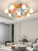 Axyaa Glass Ball Chandelier Pendant Light for Home Decor