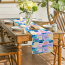 Axyaa Abstract Cat Table Runner for Farmhouse Dining Decor
