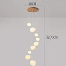Axyaa Modern LED Staircase Chandeliers for Living Room Lighting