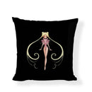 Axyaa Fairy Tale Violin Mermaid Pillowcase in Cartoon Style for Home Decor