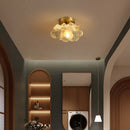 Axyaa Personality Flower Style LED Ceiling Light for Living Dining Bedroom