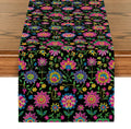 Axyaa Floral Bird Table Runner for Home Dining Décor