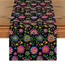Axyaa Floral Bird Table Runner for Home Dining Décor