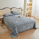 Axyaa Panda Print Milk Velvet Queen Size Blanket - Soft & Warm Flannel Sofa Throw
