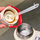 Axyaa Children's Stainless Double Straw Cup - Insulated & Portable for School and Outdoor