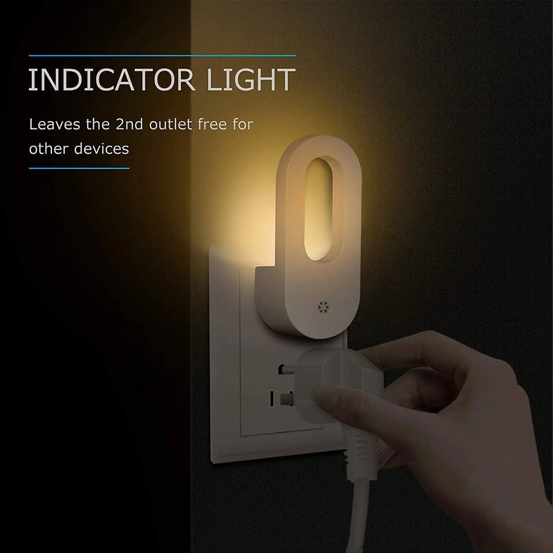 Axya Twilight Sensor Night Light Warm White Lamp for Bedroom