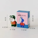 Axyaa Frog Foldable LED Mini Night Light Desk Lamp for Kids Bedroom Decor