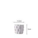 Axyaa Striped Ceramic Vase for Stylish Flower Arrangements