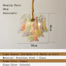 Axyaa Retro Luxury Glass Pendant Light for Living, Bedroom, Dining Room