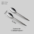 Axyaa Stainless Steel Stone Pattern Dinnerware Set Knife Fork Spoon Kitchen Tools