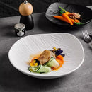 Axyaa Water Ripple Ceramic Plate - Restaurant Tableware