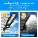 Axyaa Solar Motion Sensor Light Outdoor with Remote Control and 3 Lighting Modes