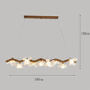 Axyaa Modern LED Chandelier Pendant Light for Dining Room Ceiling Decor