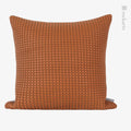 Axyaa Nordic Leather Hand-Woven Black & White Luxury Cushion