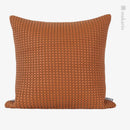 Axyaa Nordic Leather Hand-Woven Black & White Luxury Cushion
