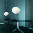 Axyaa Glass Egg Pendant Light Chandelier - Modern Ceiling Suspension Lamp