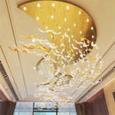 Axyaa Fish-Shaped LED Lighting for Hotel Lobby and Sales Department Engineering