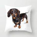 Axyaa Dachshund Cushion Cover 45x45cm Cute Dog Puppy Throw Pillow Cases