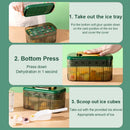 Axyaa Quick-Freeze Ice Cube Tray Storage Box for Instant Release, Kitchen Ice Maker