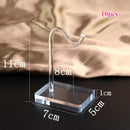 Acrylic Jewelry Bracelet Display Stand by Axyaa - Transparent Holder Rack for Beads & Pendants