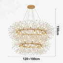 Axyaa LED Chandelier Staircase Pendant Light for Living & Dining Room Lighting