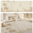 Axyaa French Cream Waterproof Carpet - Soft Fluffy Area Rug for Bedroom and Living Room