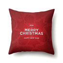 Axyaa Christmas Santa Claus Print Pillow Cover 45X45CM