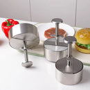 Axyaa Stainless Steel Burger Patty Maker Grill Tool Meat Press Mold
