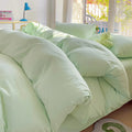 Axyaa Pink Bedding Sets 4pcs with Sheet Duvet Cover Pillowcases Twin Size