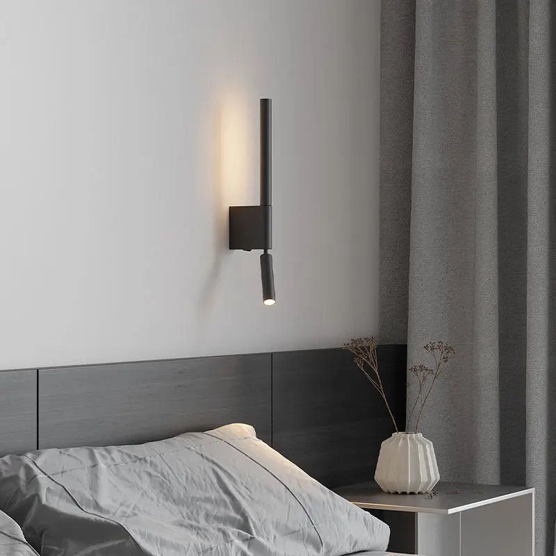 Axyaa Rotatable LED Night Reading Lamp - Modern Wall Sconce Light