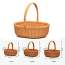 Axyaa Handwoven Bread Storage Basket: 9 Styles, Multi-functional Organizer & Fruit Tray