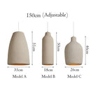 Axyaa Wabi-sabi Pendant Light: Nordic Design for Dining Room, Kitchen Island, Restaurant