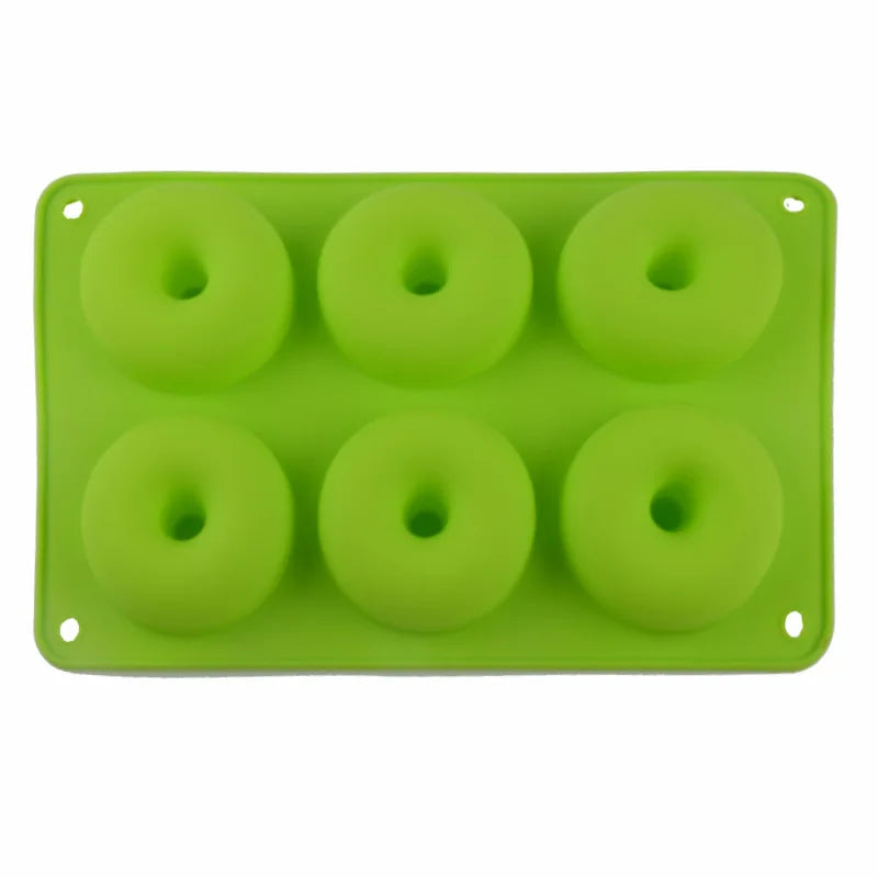 Axyaa Silicone Donut Mold: Non-Stick DIY Baking Pastry Tools for Cakes, Cookies & Chocolates