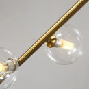 Axyaa Modern Linear Chandelier - Minimalist Pendant Light for Home Decor